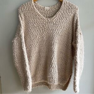 Altar'd State Cream Textured Sweater